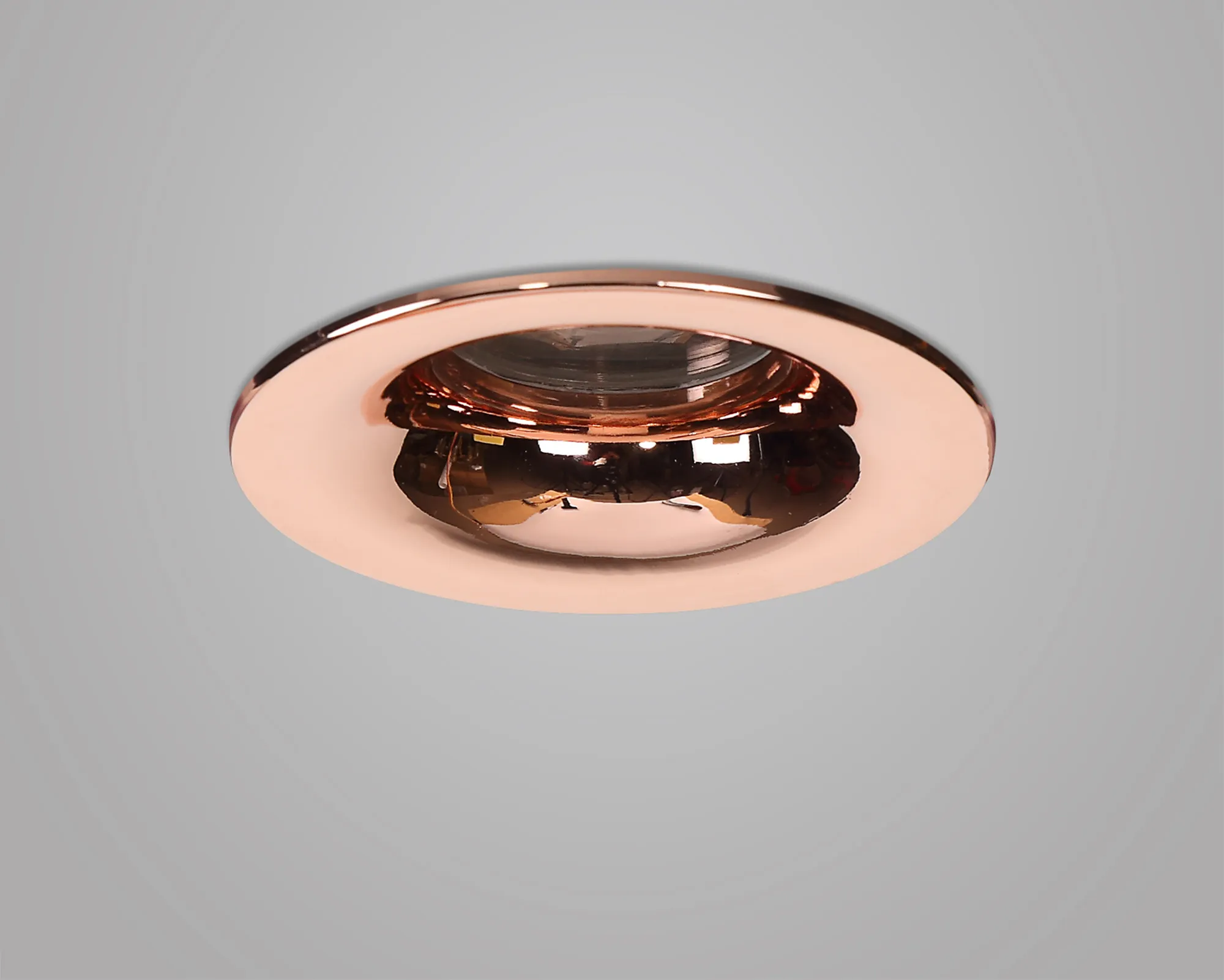Bruve GU10 Recessed Round Rose Gold IP65 Downlighter, Cut-Out 68mm DX200406  Dlux Bruve IP65
